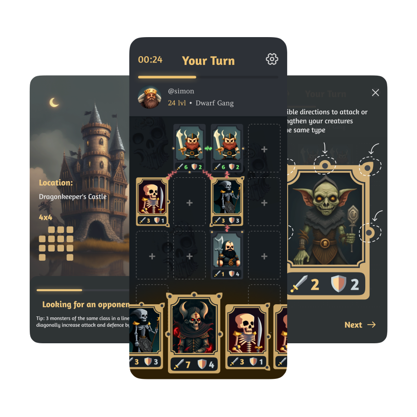 Card game app case preview