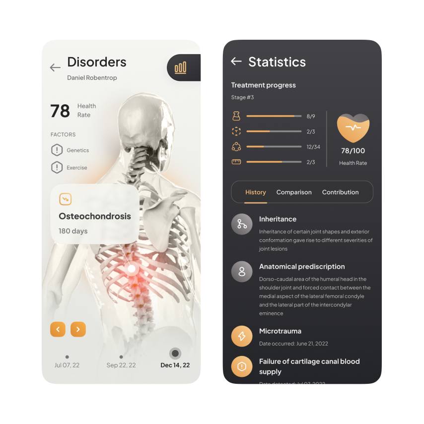 App for doctors case preview